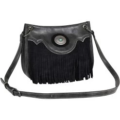 Justin Concho And Fringe Shoulder Bag