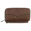 Justin Ostrich Print Zip Around Wallet -Justin Sale Shop justin ostrich print zip around wallet