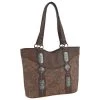 Justin Tooled Pattern With Conchos Tote Bag -Justin Sale Shop justin tooled pattern with conchos tote bag