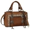 Justin Women's Hair On Hide Concho Satchel