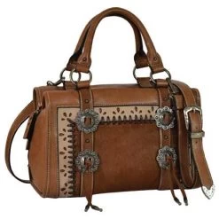 Justin Women's Hair On Hide Concho Satchel