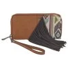 Justin Women's Jacquard And Fringe Wallet -Justin Sale Shop justin women s jacquard and fringe wallet
