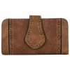 Justin Women's Weathered With Trim Wallet -Justin Sale Shop justin women s weathered with trim wallet