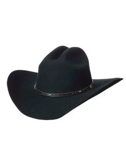 Justin JF0242BKHL Mens 2X Hills Cattleman Felt Hat Black