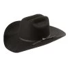 Justin JF0242ROPE Mens 2X Roper Western Felt Hat Black