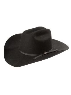 Justin JF0242ROPE Mens 2X Roper Western Felt Hat Black