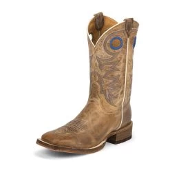 Justin Boots Justin Mens' Bent Rail PerformanceBeige Chievo Cowhide Vamp And 11" Upper BR744