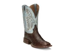 Men's Tony Lama Jacinto Bourbon Full Quill Ostrich EP6093
